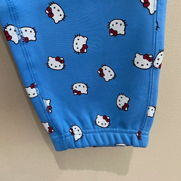 NEW Nike x Hello Kitty NRG Fleece Sweatpants University Blue Unisex XS - Picture 9 of 15